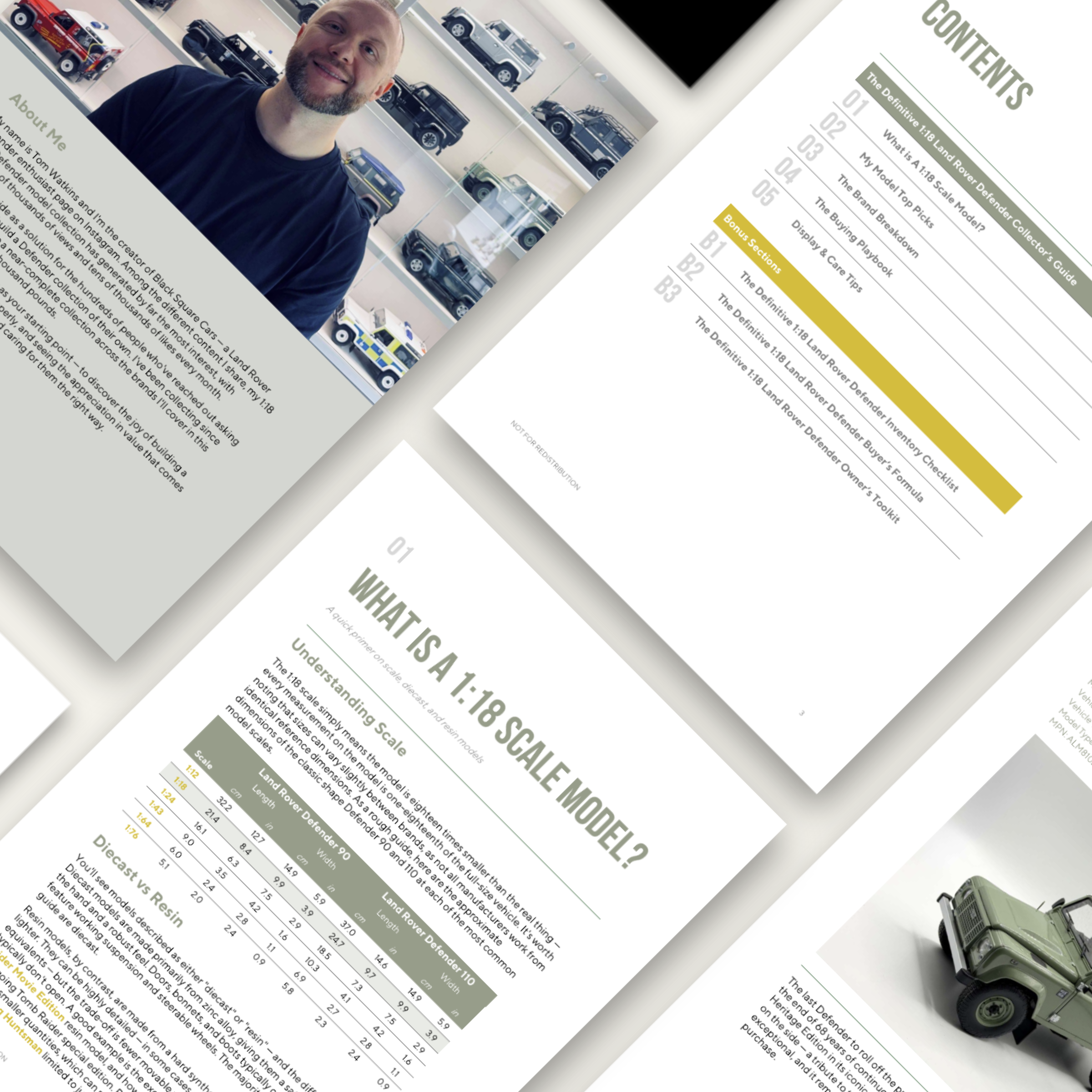 The Definitive 1:18 Land Rover Defender Collector's Guide