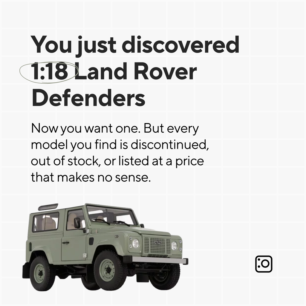 The Definitive 1:18 Land Rover Defender Collector's Guide