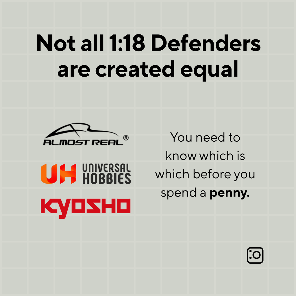 The Definitive 1:18 Land Rover Defender Collector's Guide